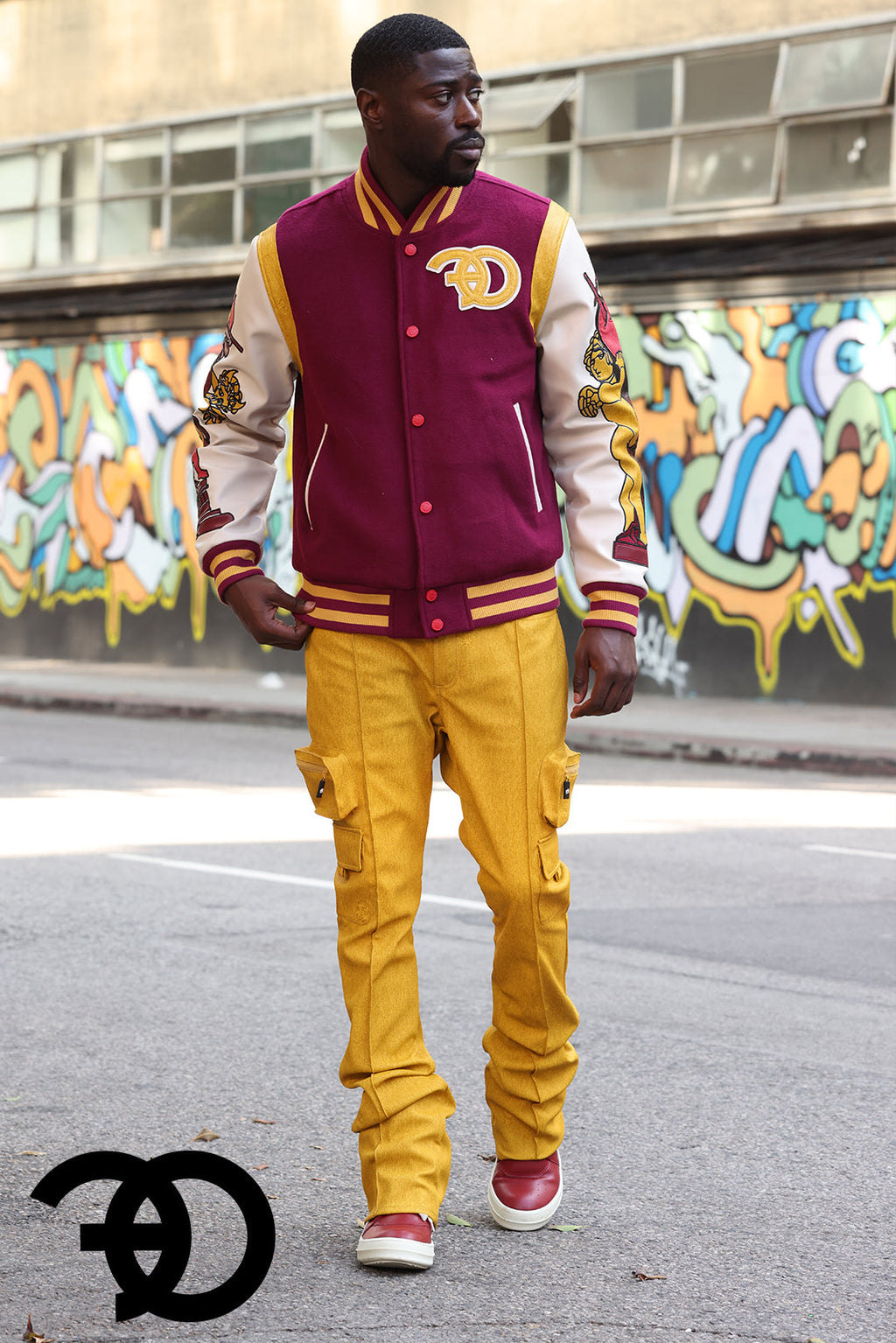 F2789 CASA DE Vegan Leather Pants - Wheat