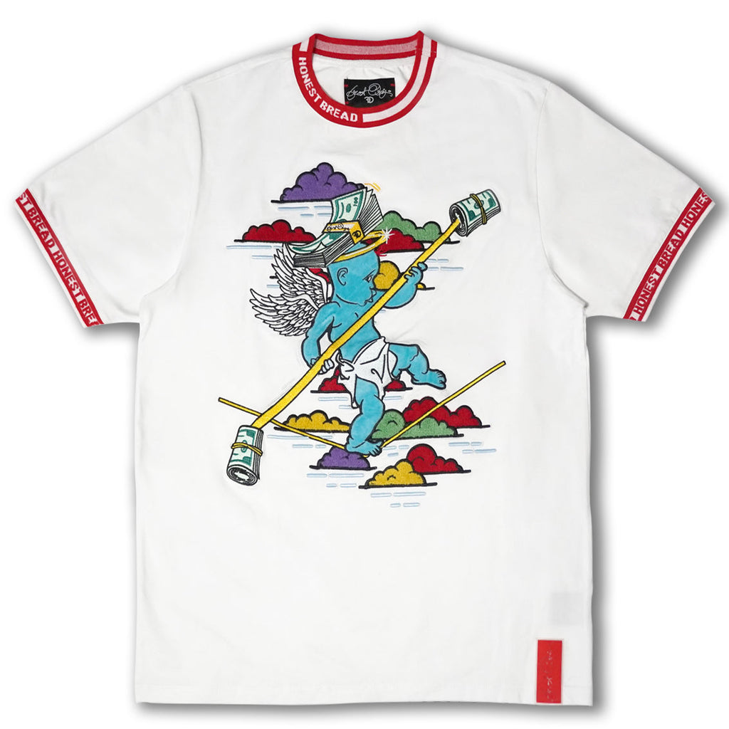 F123 Honest Bread Tee - White