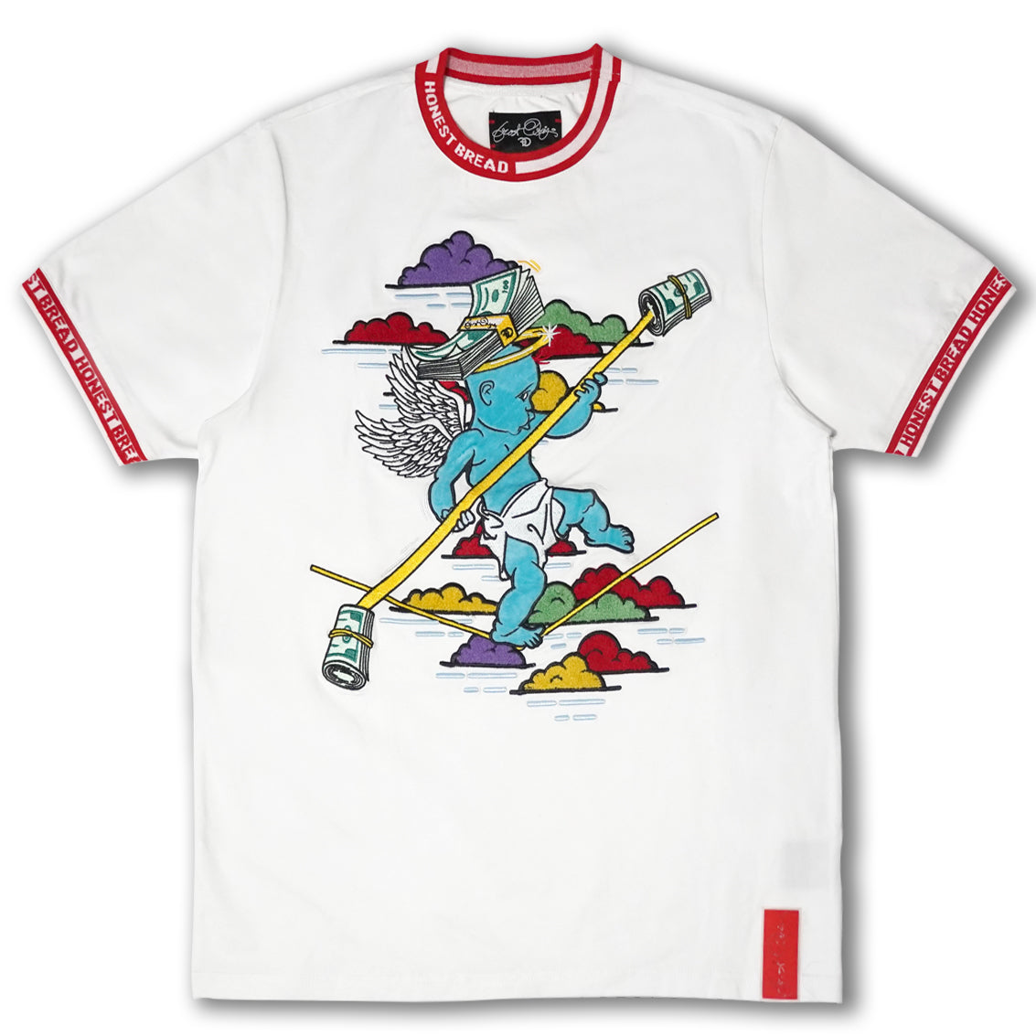 F123 Honest Bread Tee - White