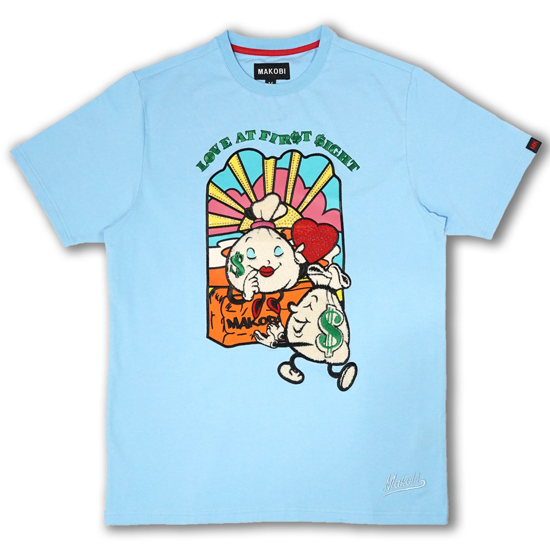 M234 Makobi Love At First Sight Tee - Blue