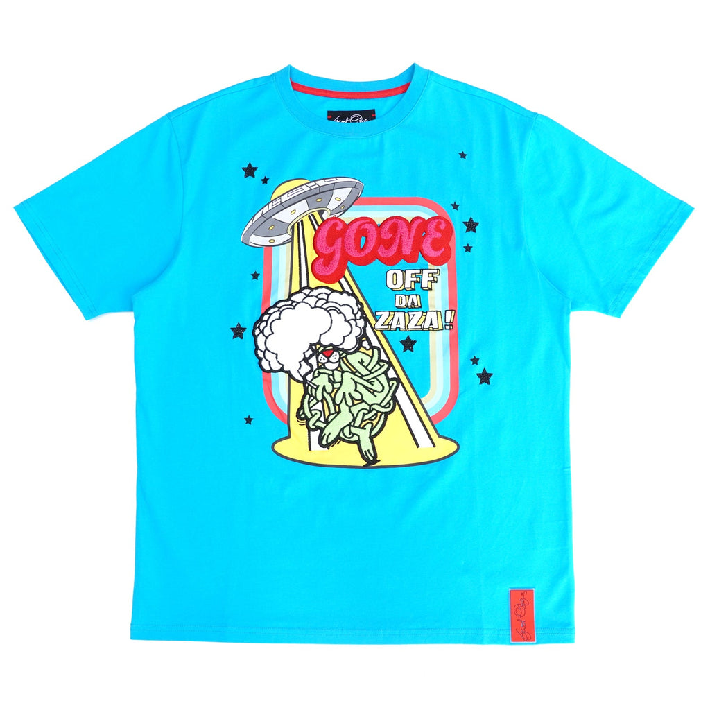 F162 Frost Gone of Da Zaza Tee - Cyan