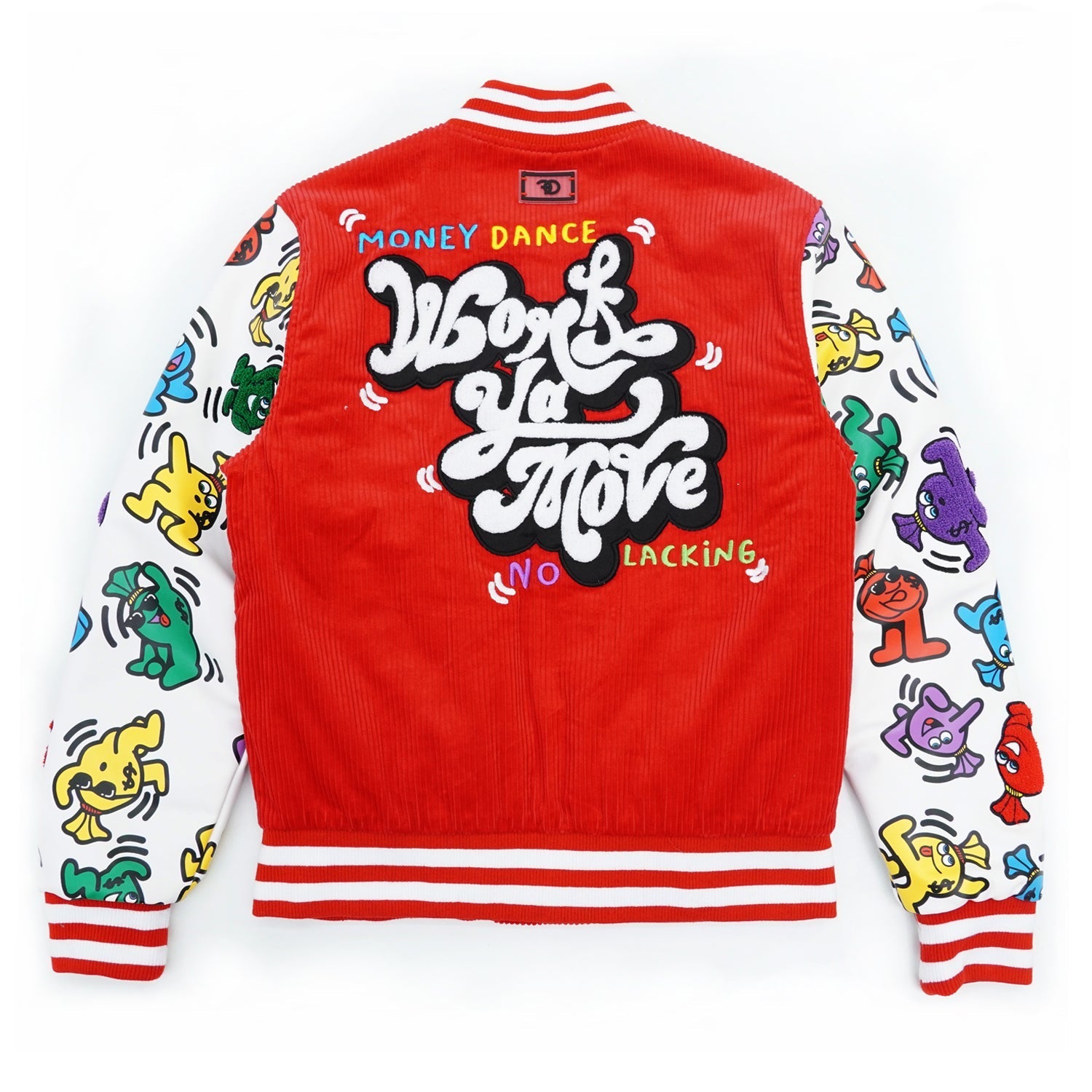 F1050 Frost Money Dance Corduroy Jacket - Red