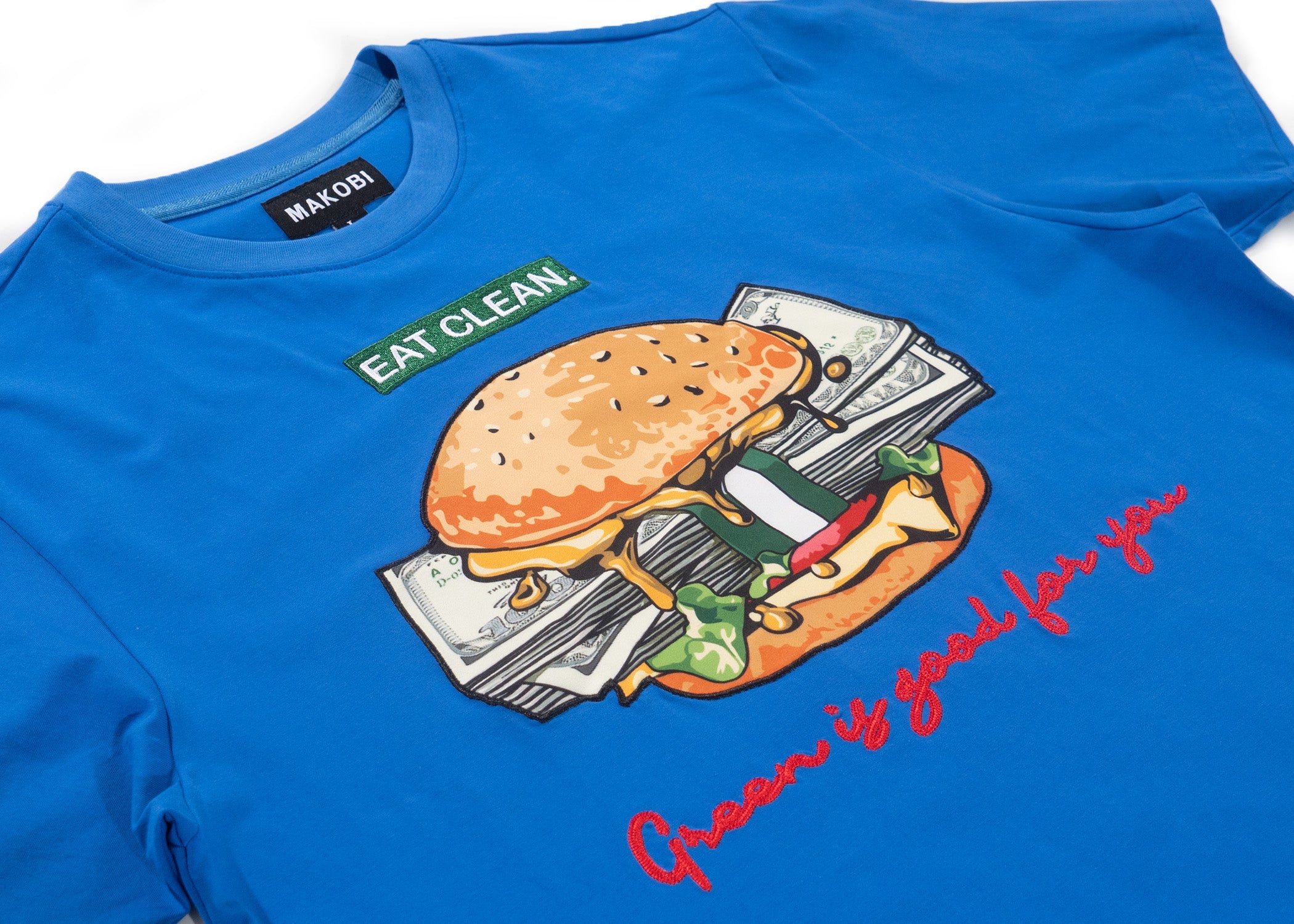 M306 Vegan Burger Tee - Royal