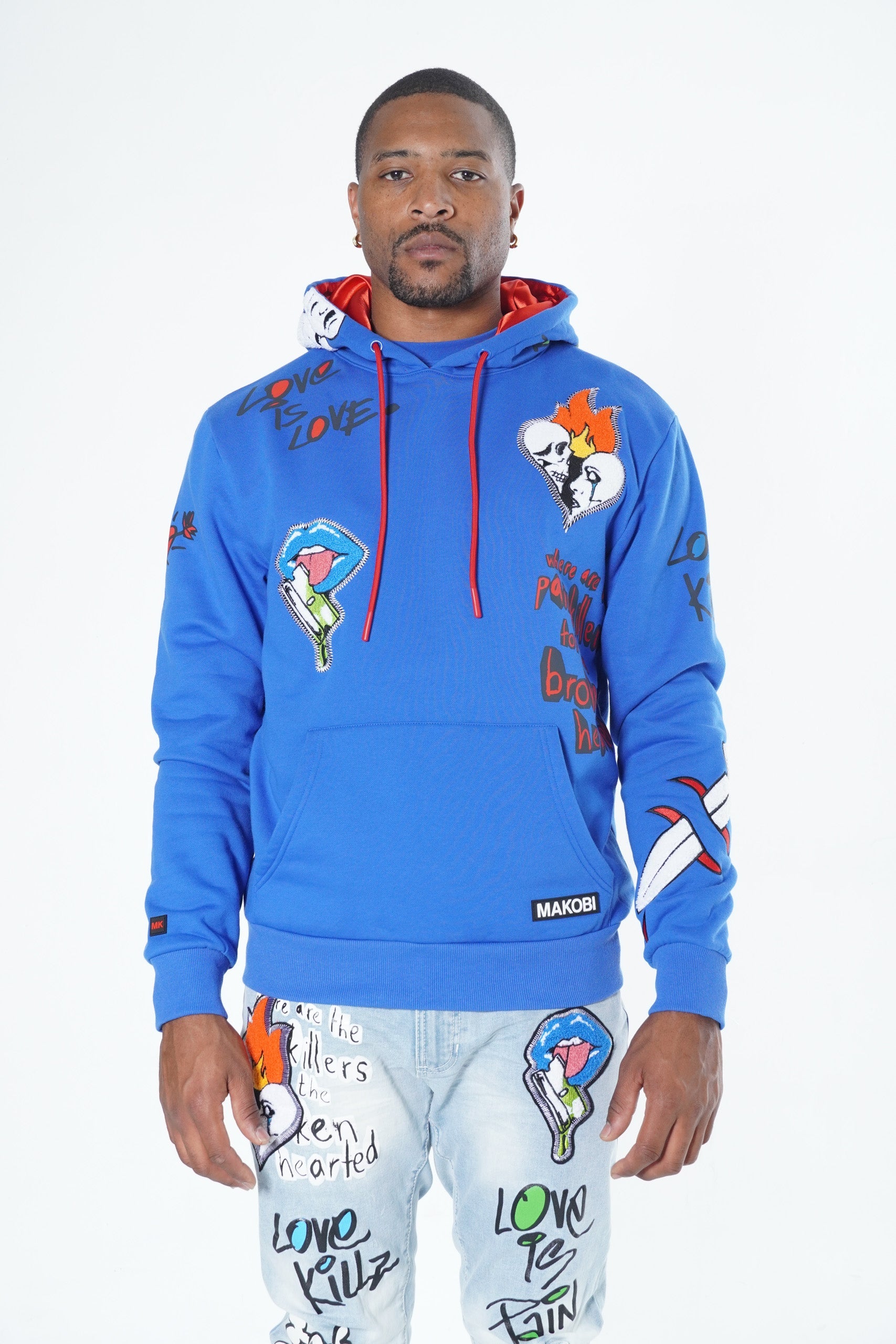 M4505 Love Kills Hoodie - Royal