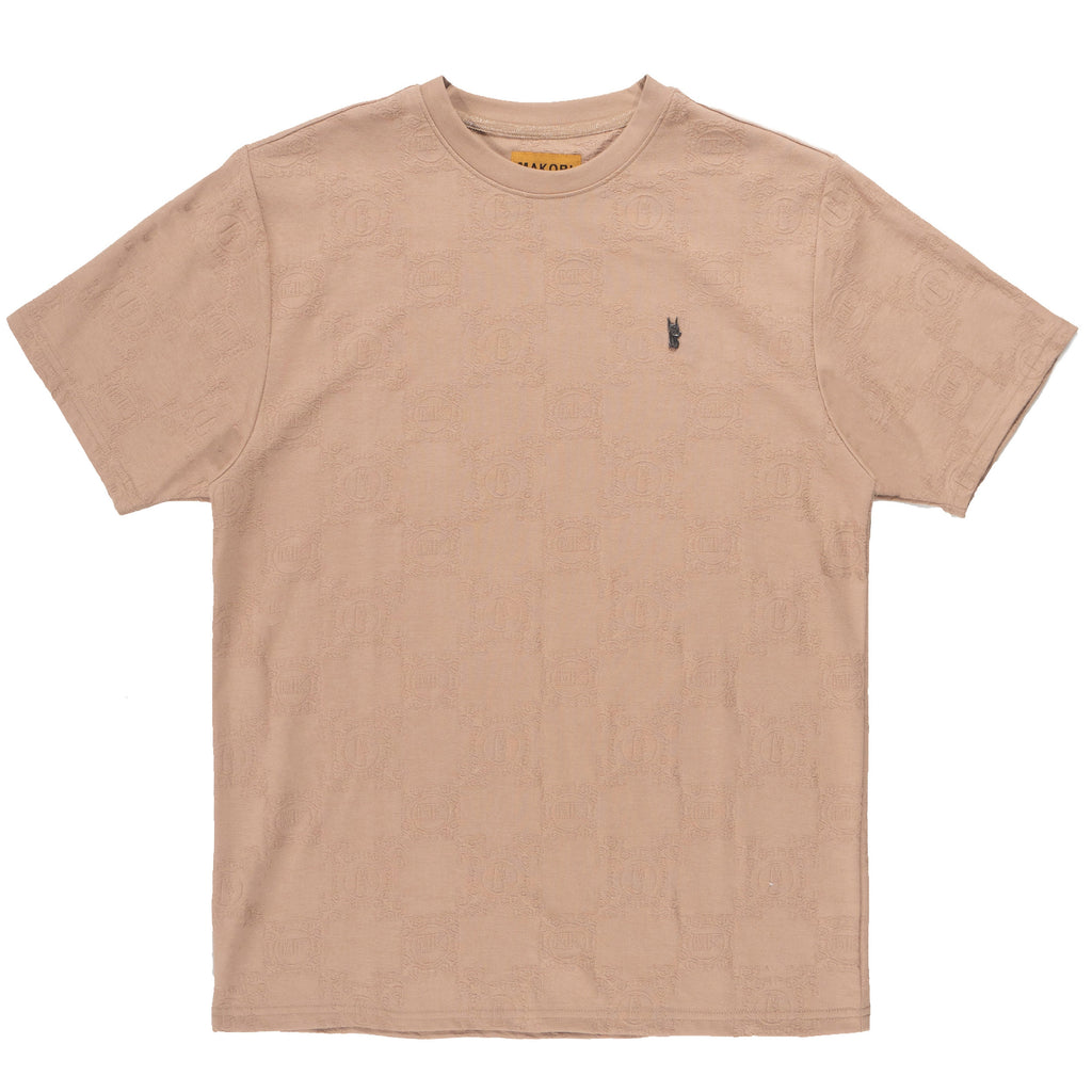 M335 Caspar Embossed Tee - Khaki