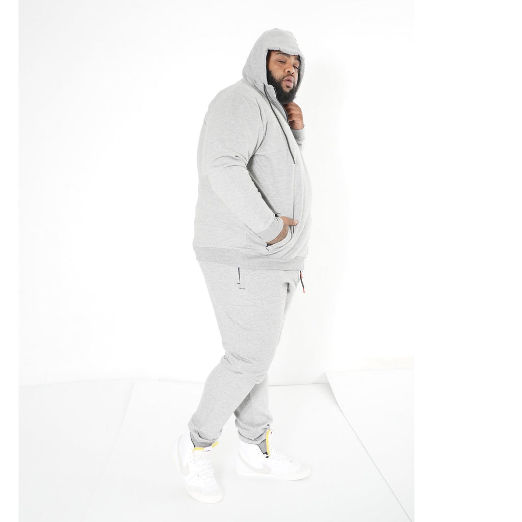 M3707 Tech Fleece Zip Up Hoody Set - Gray