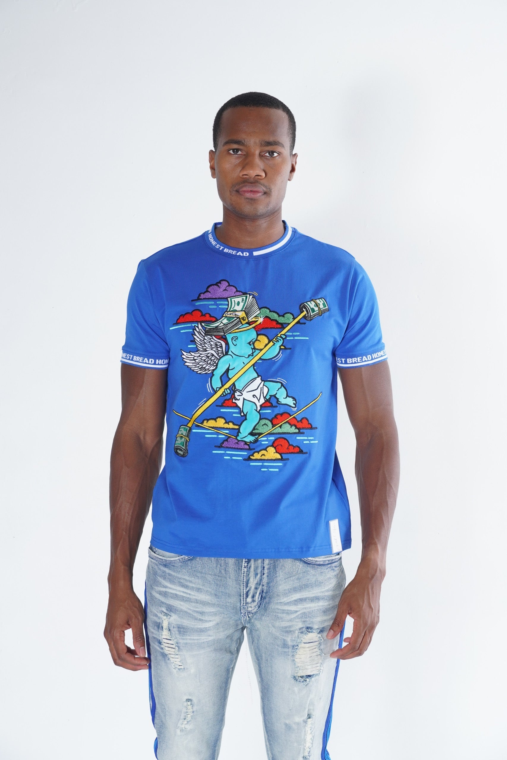 F123 Honest Bread Tee - Royal