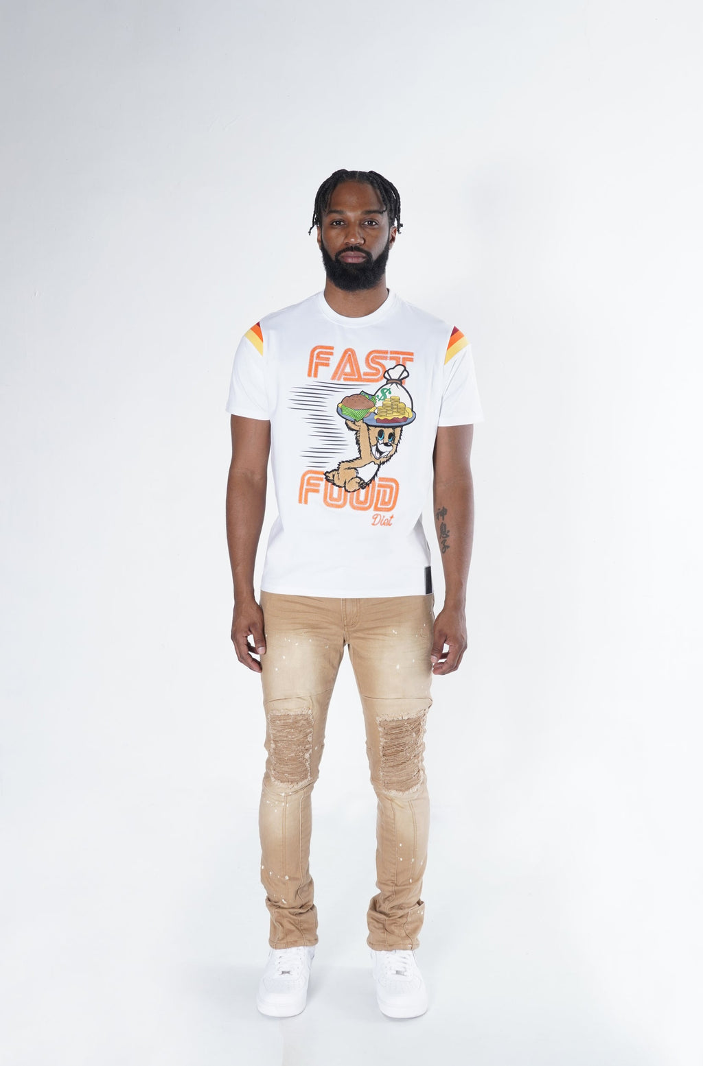 F121 Fast Food Tee - White