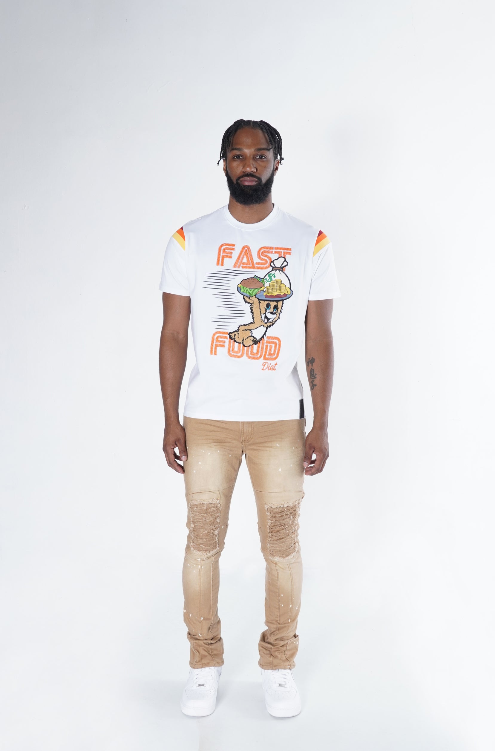 F121 Fast Food Tee - White