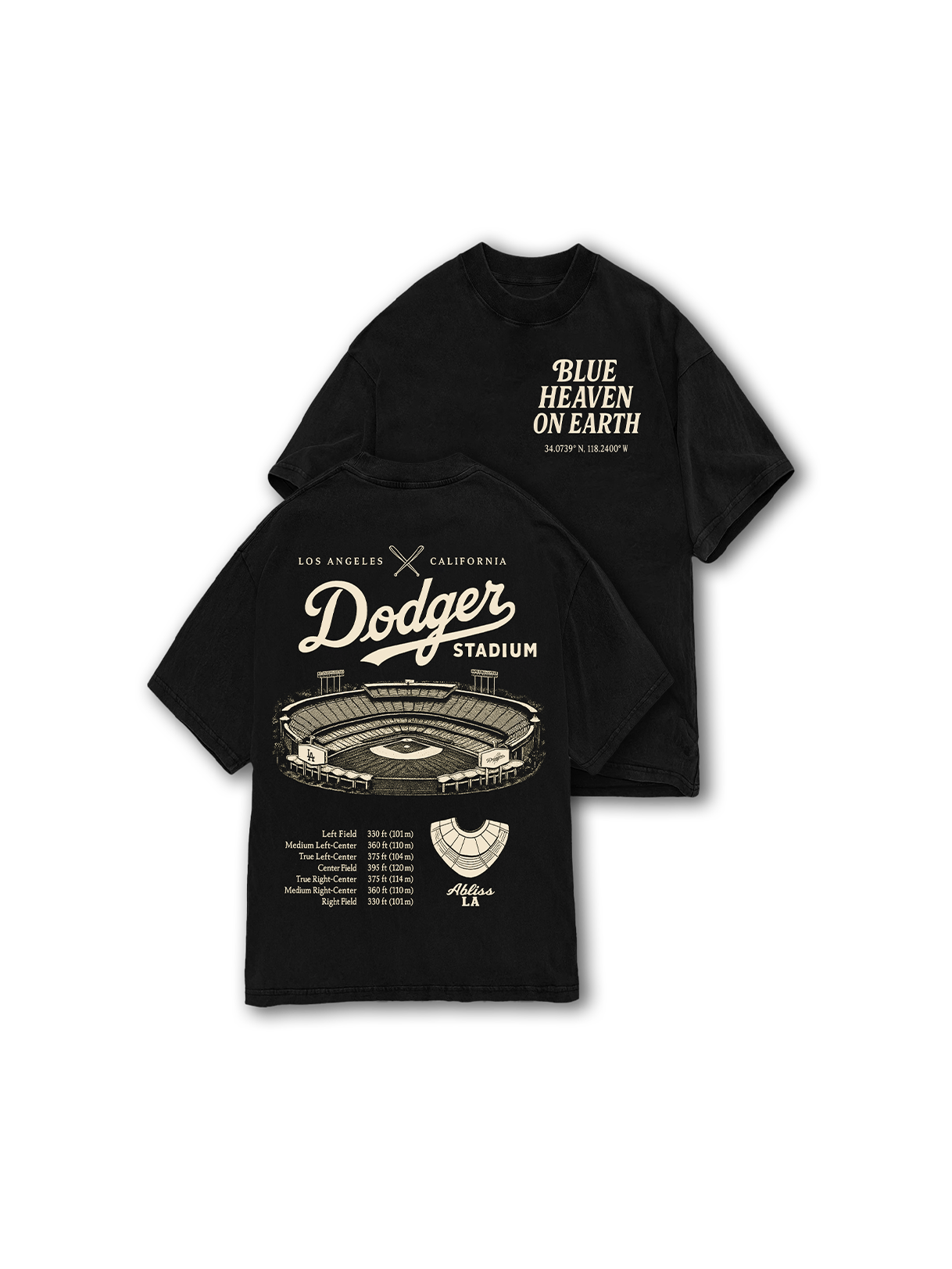 Black - Blue Heaven Tee