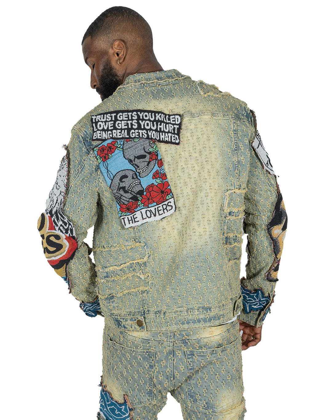 Denim Jacket F1055 Brave Heart - Dirt