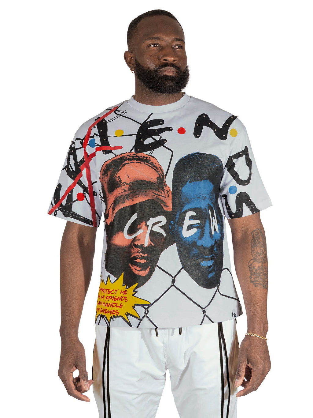 F124 Crew Love Tee - White