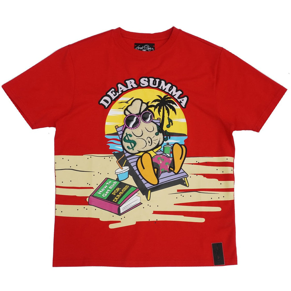F158 Frost Dream Summer Tee - Red
