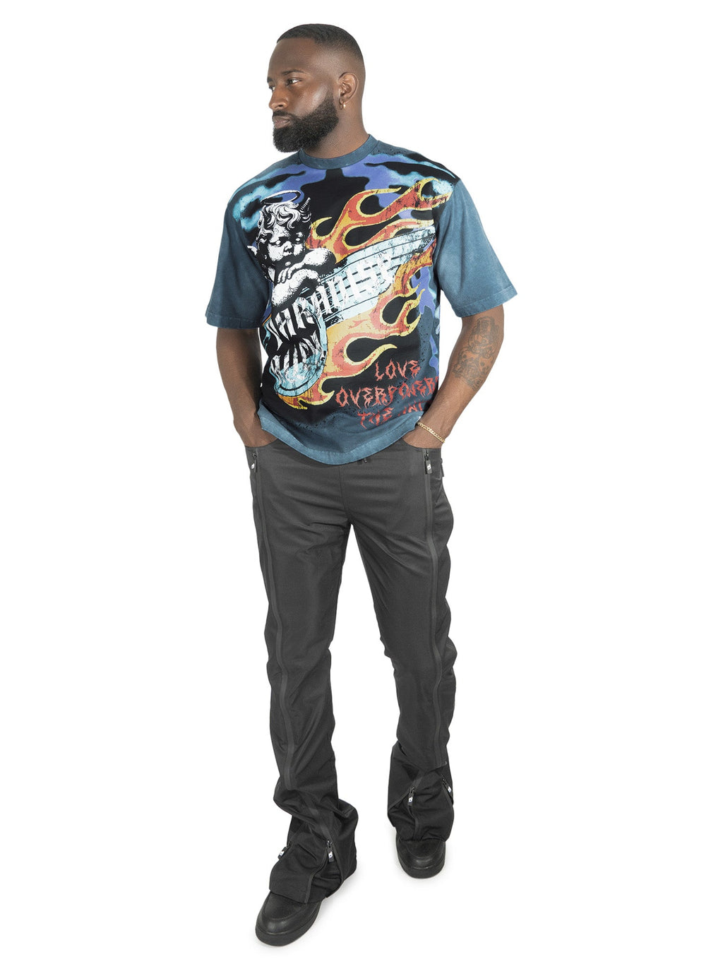 Tee | F169 Fake Love - Blue