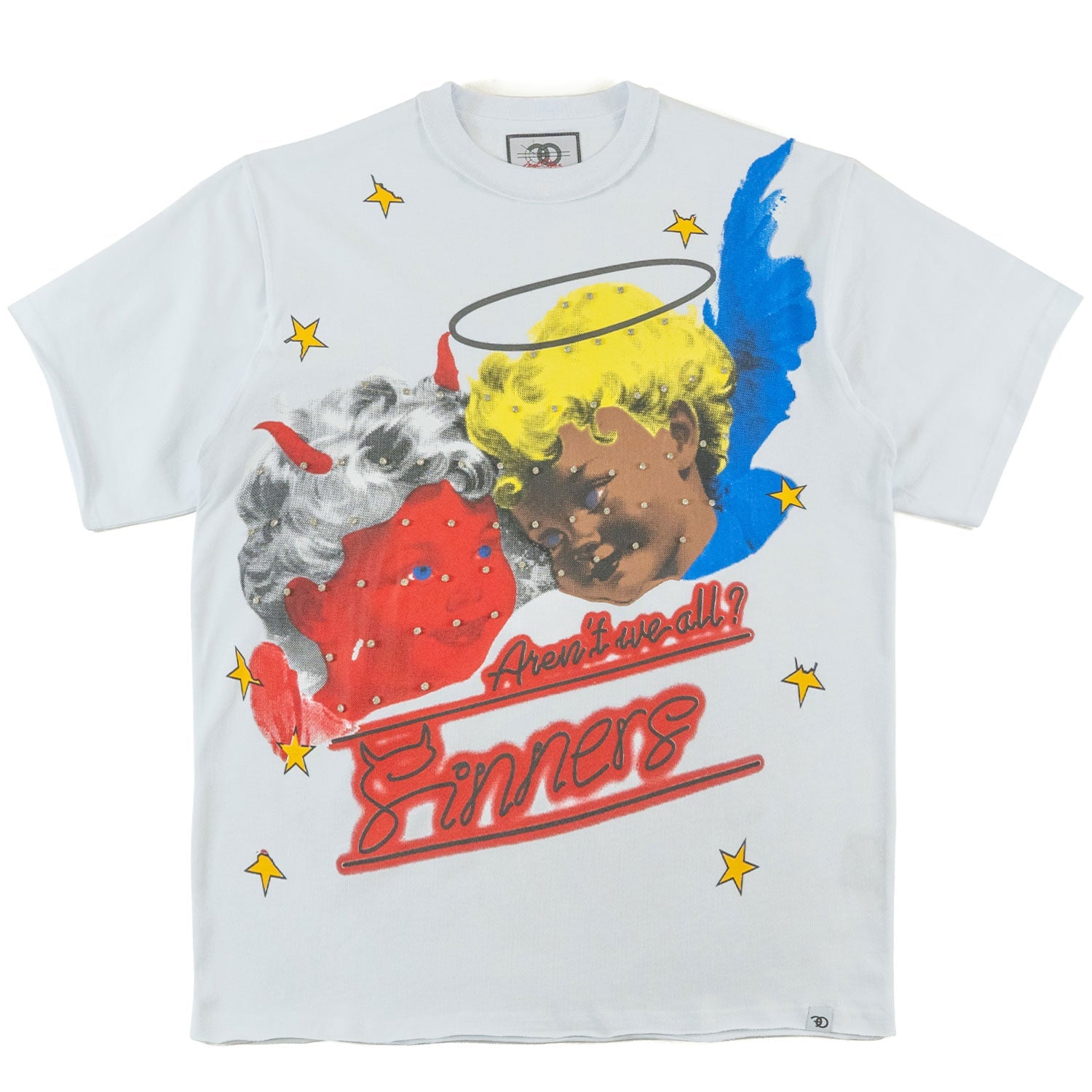 F173 Sinners Boxed Tee - White