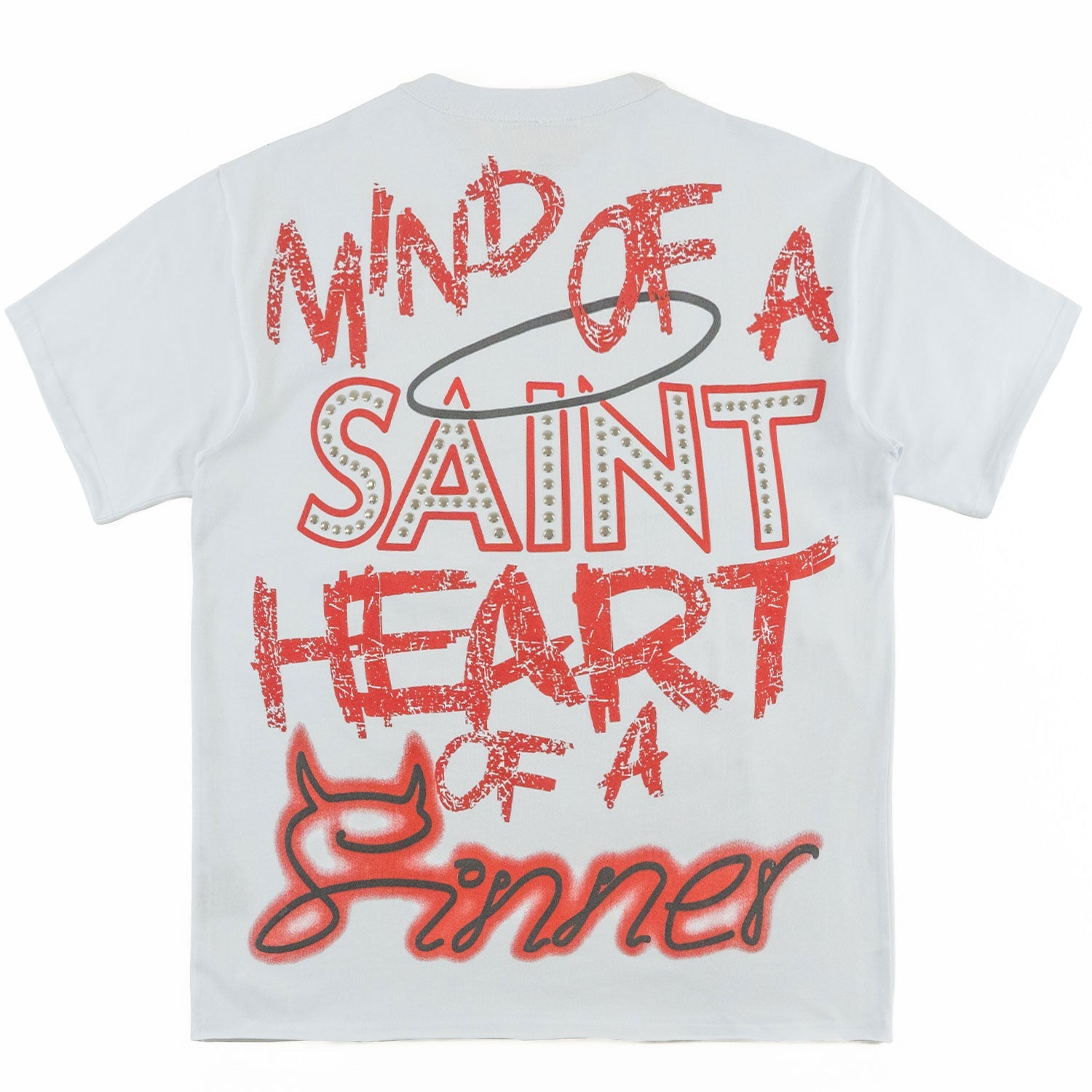 F173 Sinners Boxed Tee - White