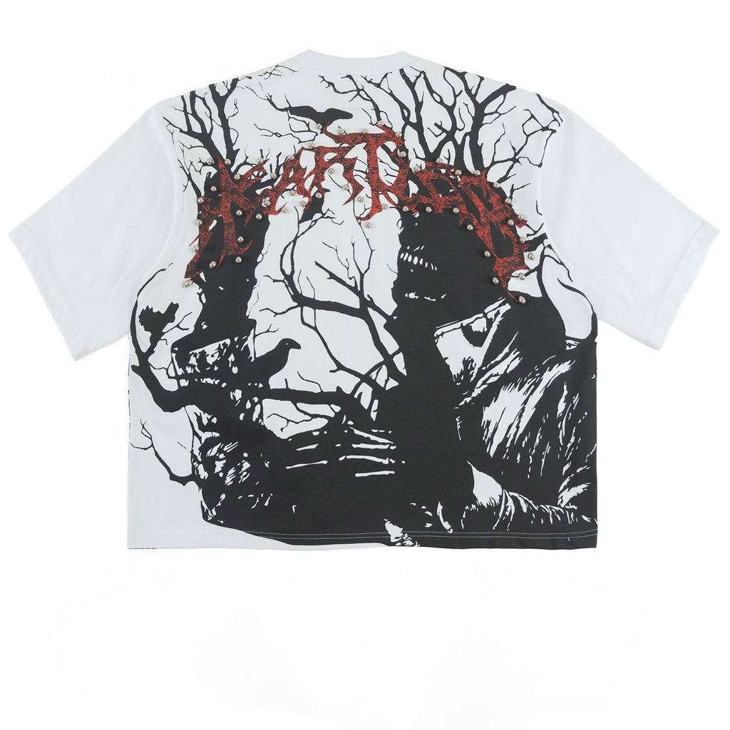 Tee | F179 Heartless Cropped - White