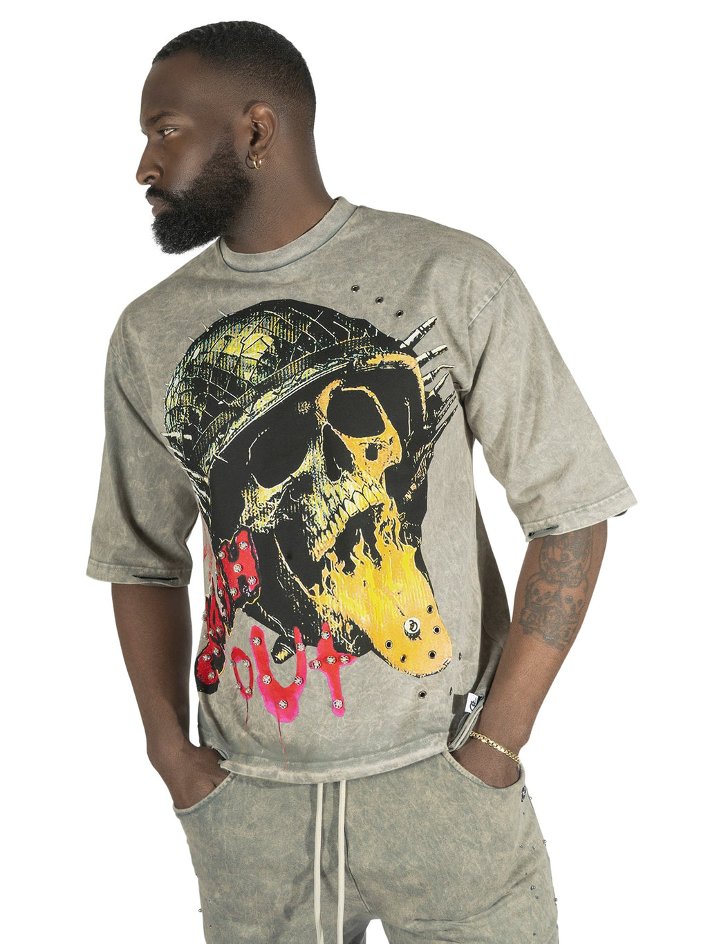 F180 Crash Out Tee - Oat