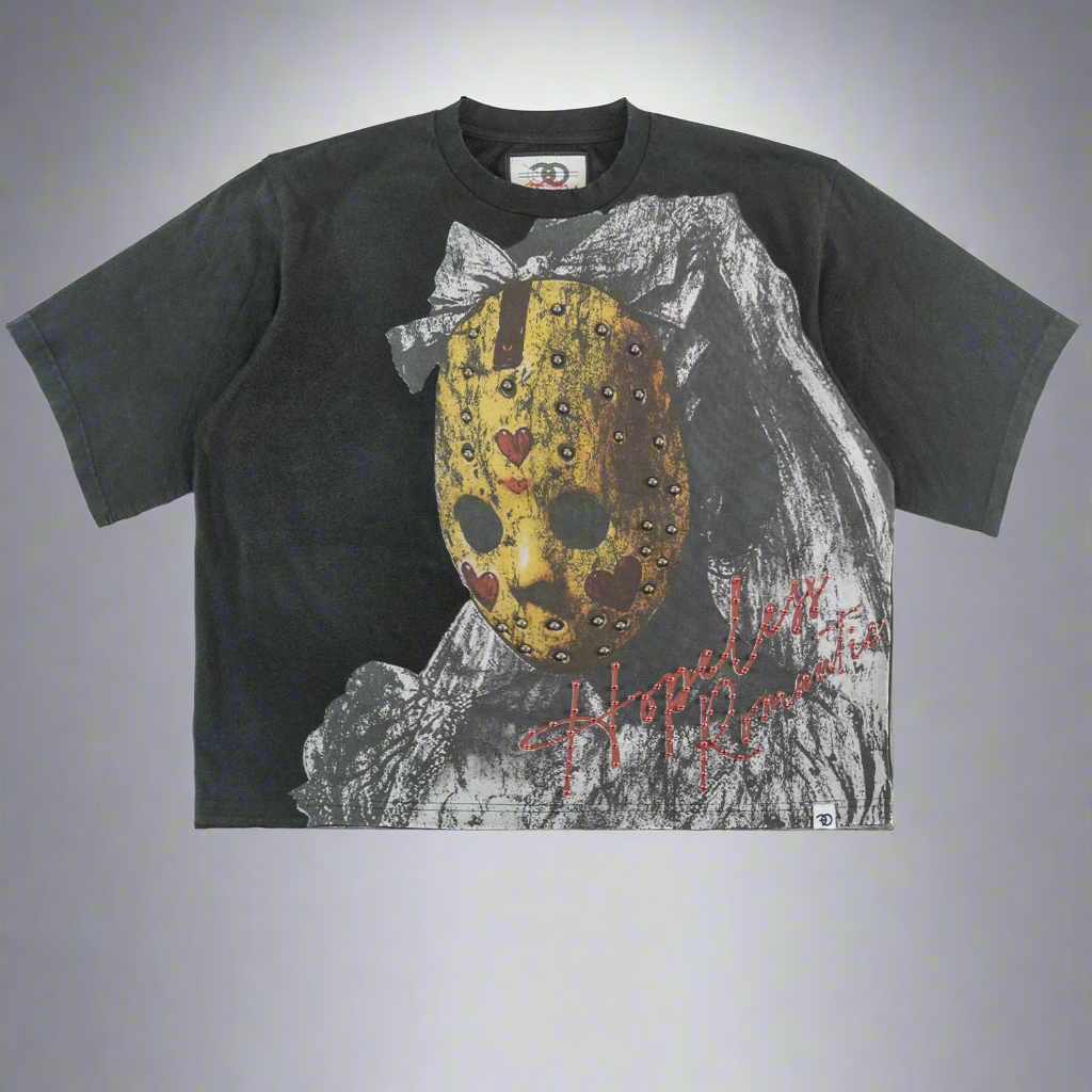 Tee | F182 Hopeless Romantic Cropped - Black