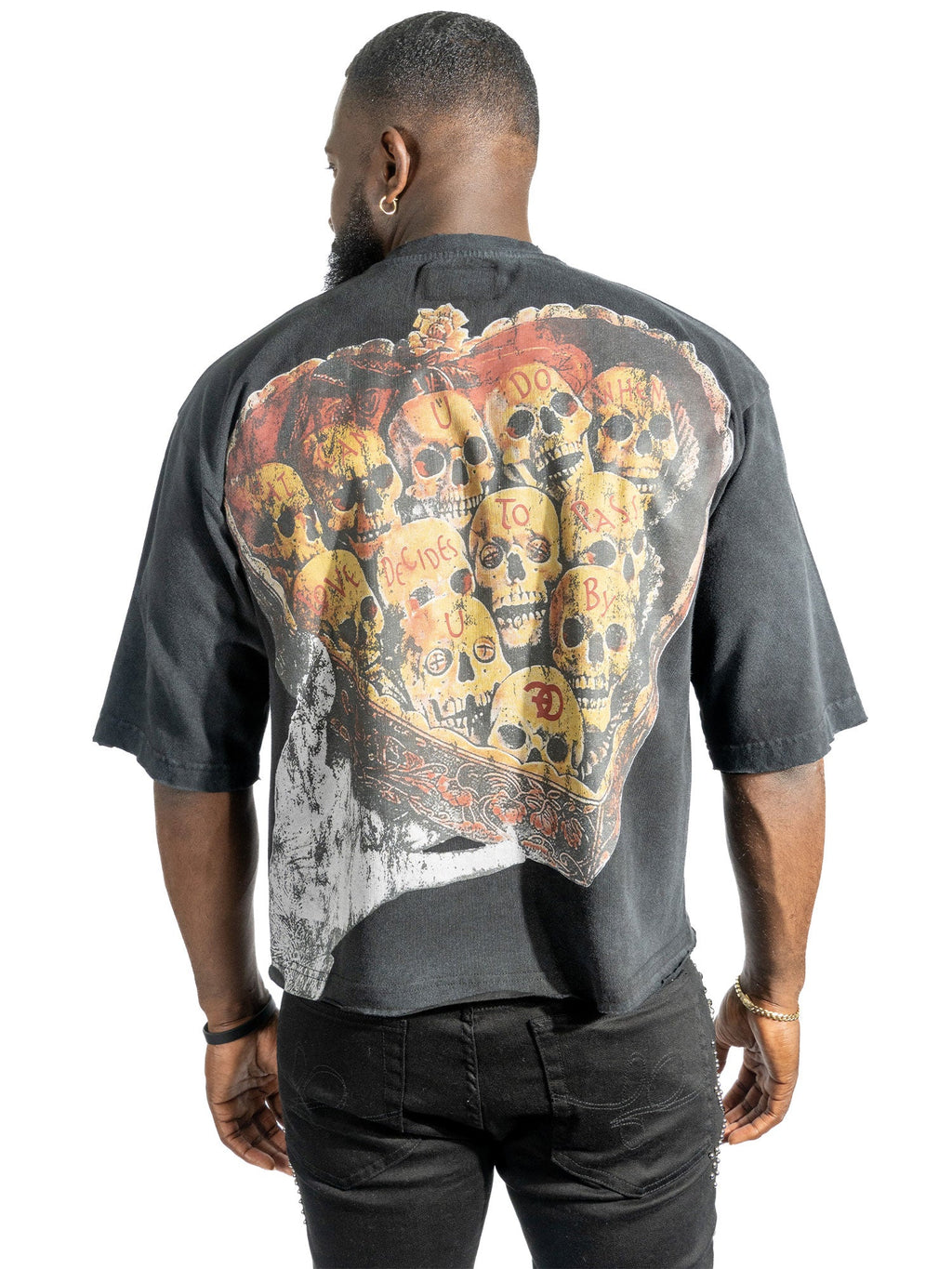 Tee | F182 Hopeless Romantic Cropped - Black