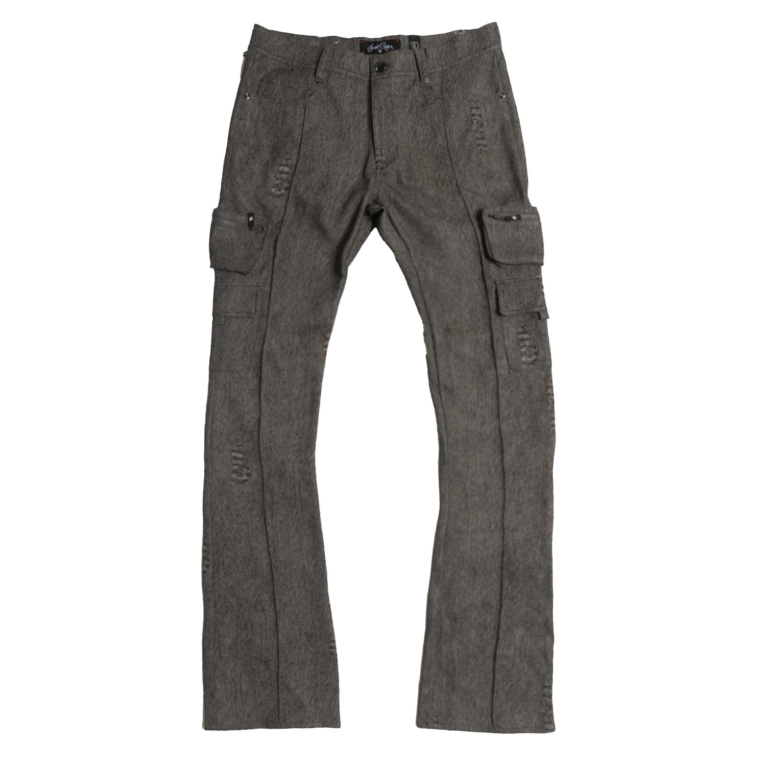 F2789 CASA DE Vegan Leather Pants - Black