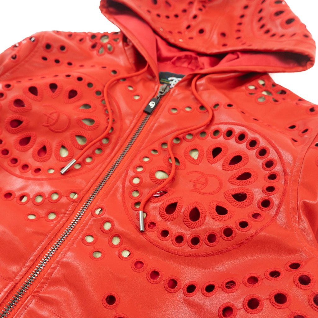 F5760 Cashay Vegan Leather Vegan Set - Red