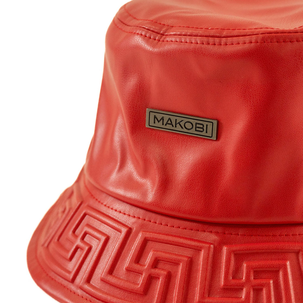 M007 Romano Vegan L. Bucket Hat - Red