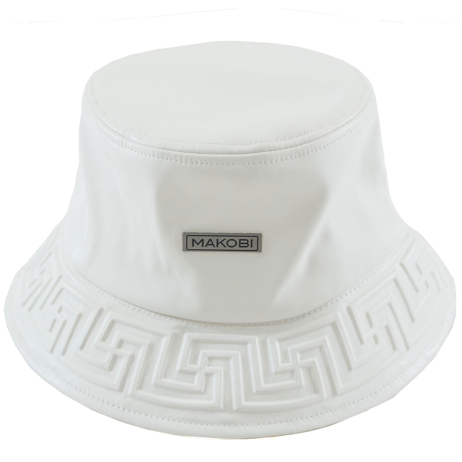 M007 Romano Vegan L. Bucket Hat - White