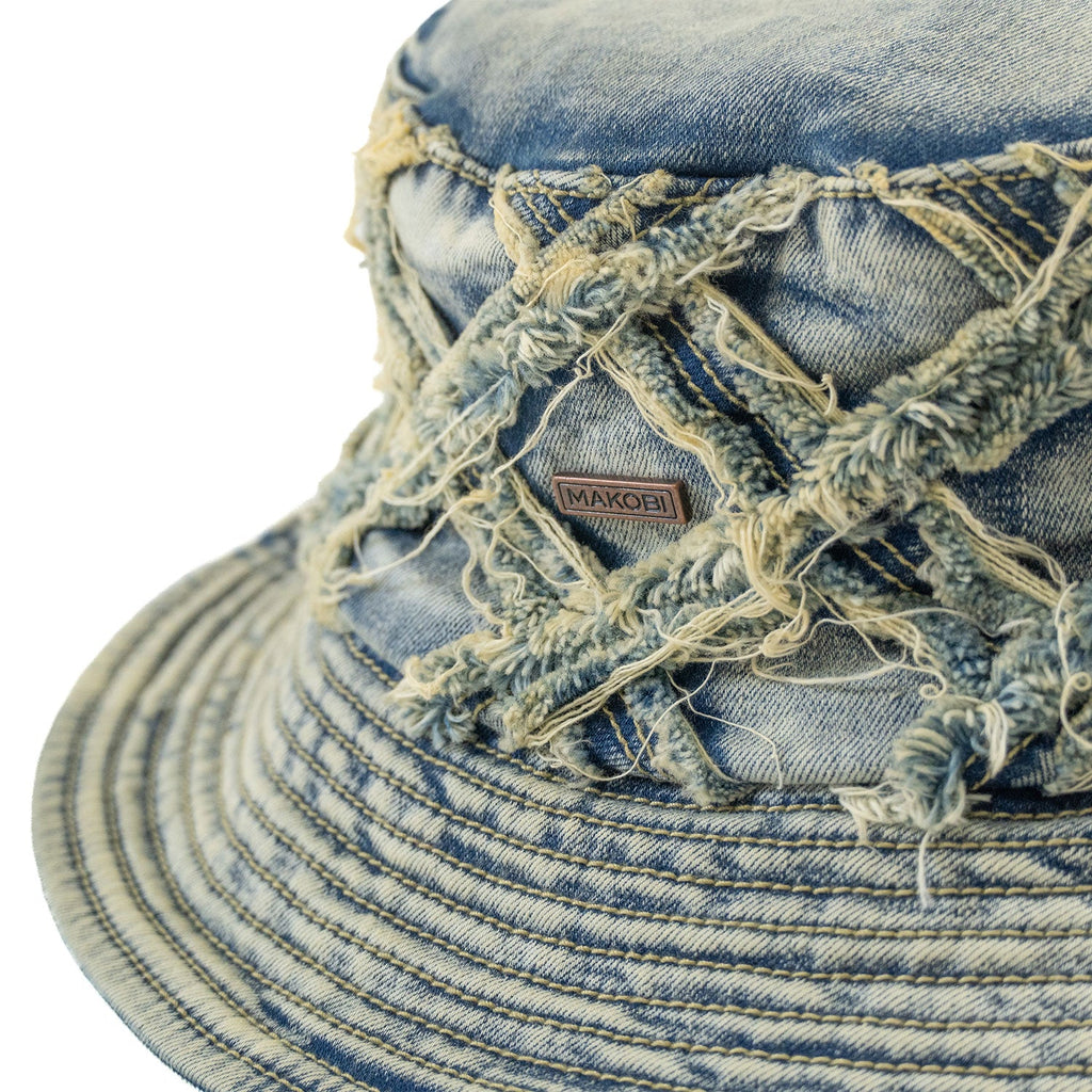 Hat | M016 Rinaldi Denim Bucket Hat - Dirt