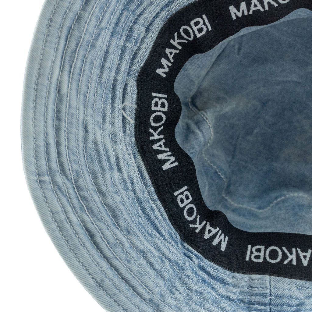 Hat | M016 Rinaldi Denim Bucket Hat - Light Wash