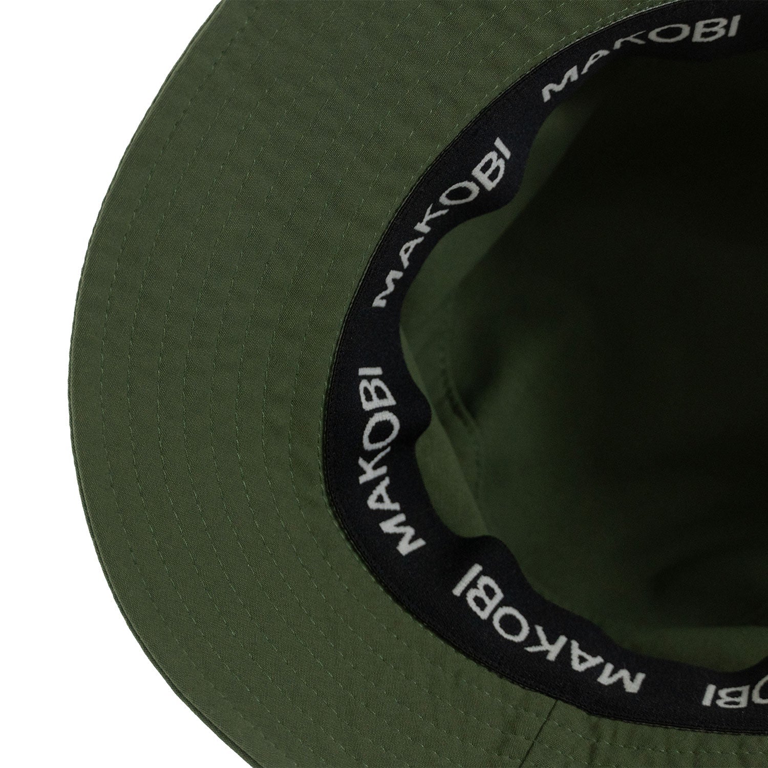 M033 Colton Nylon Bucket Hat - Dark Olive