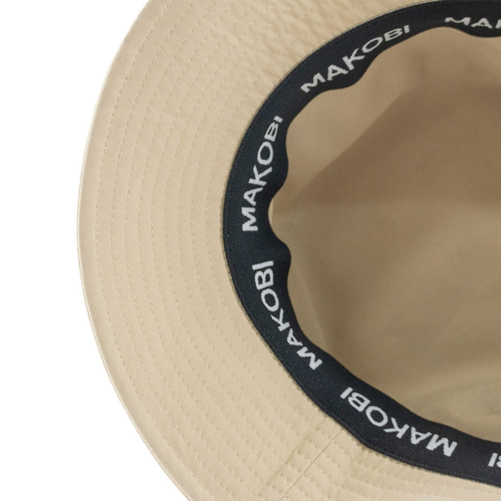 M033 Colton Nylon Bucket Hat - Khaki