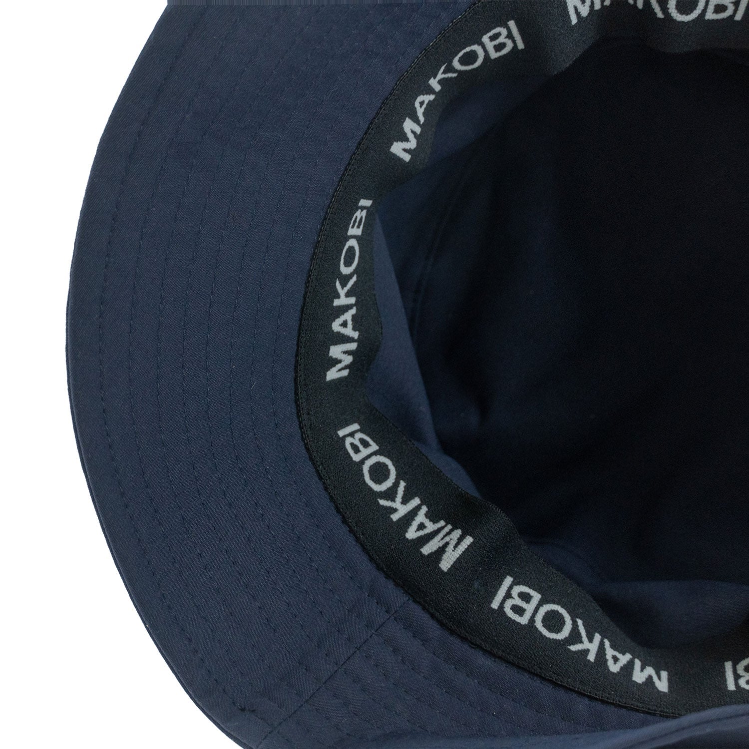 M033 Colton Nylon Bucket Hat - Navy