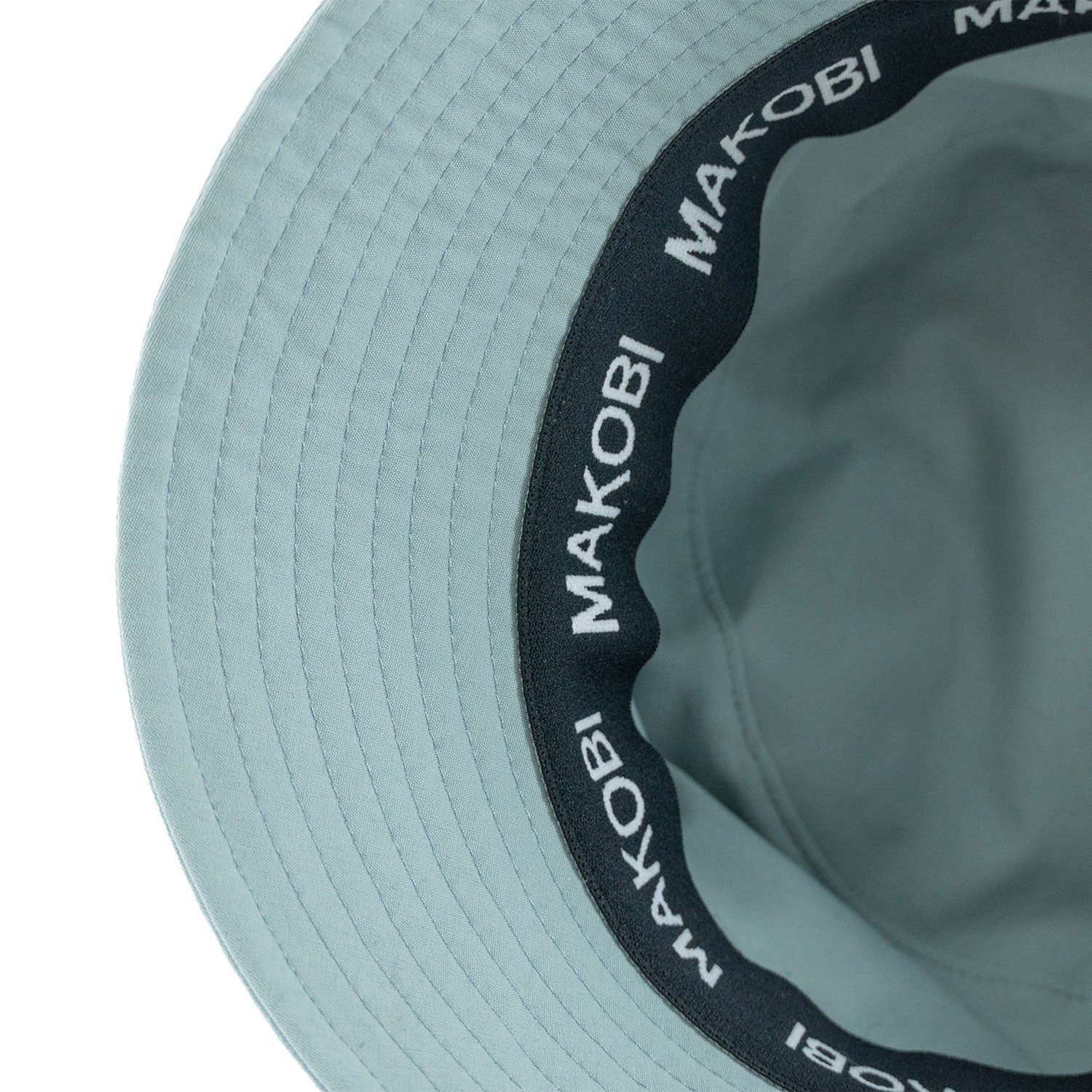 M033 Colton Nylon Bucket Hat - Teal