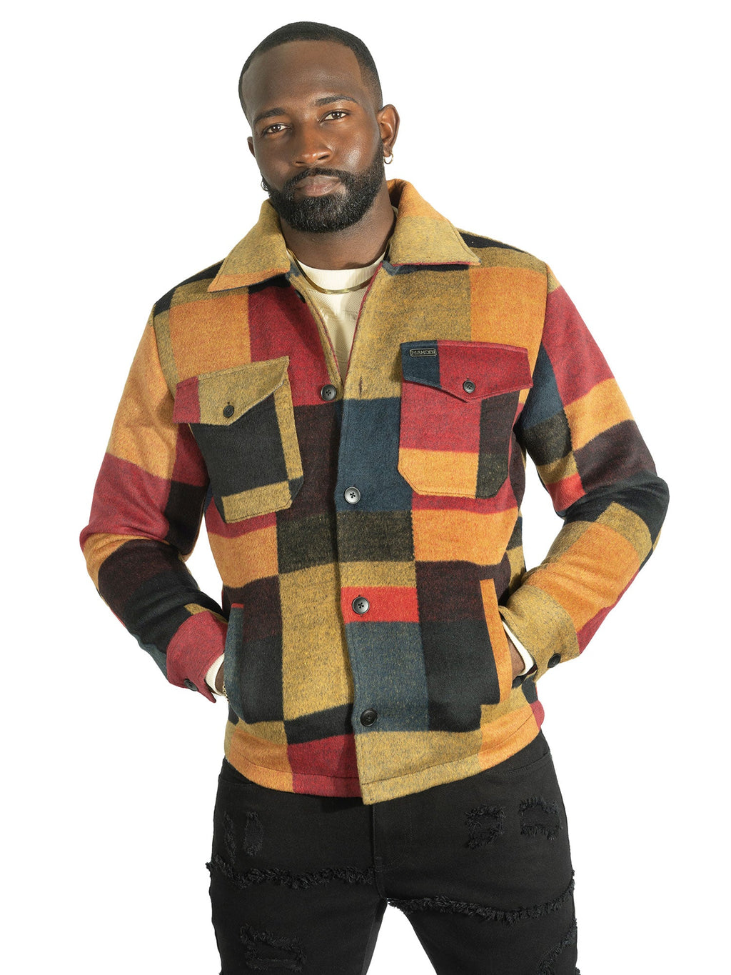 Jacket| M10011 Mansori Wool Jacket - Navy