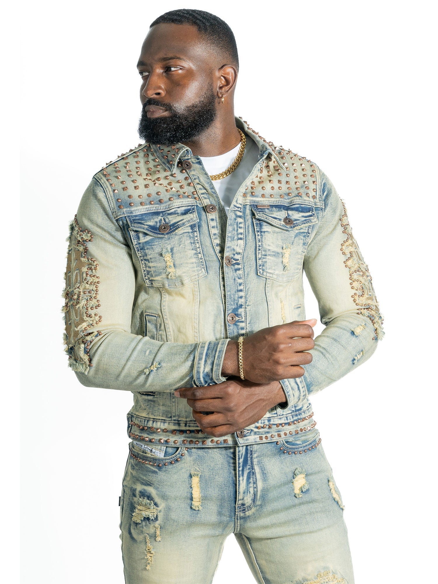 Jacket | M1013 Positoni Denim - Dirt