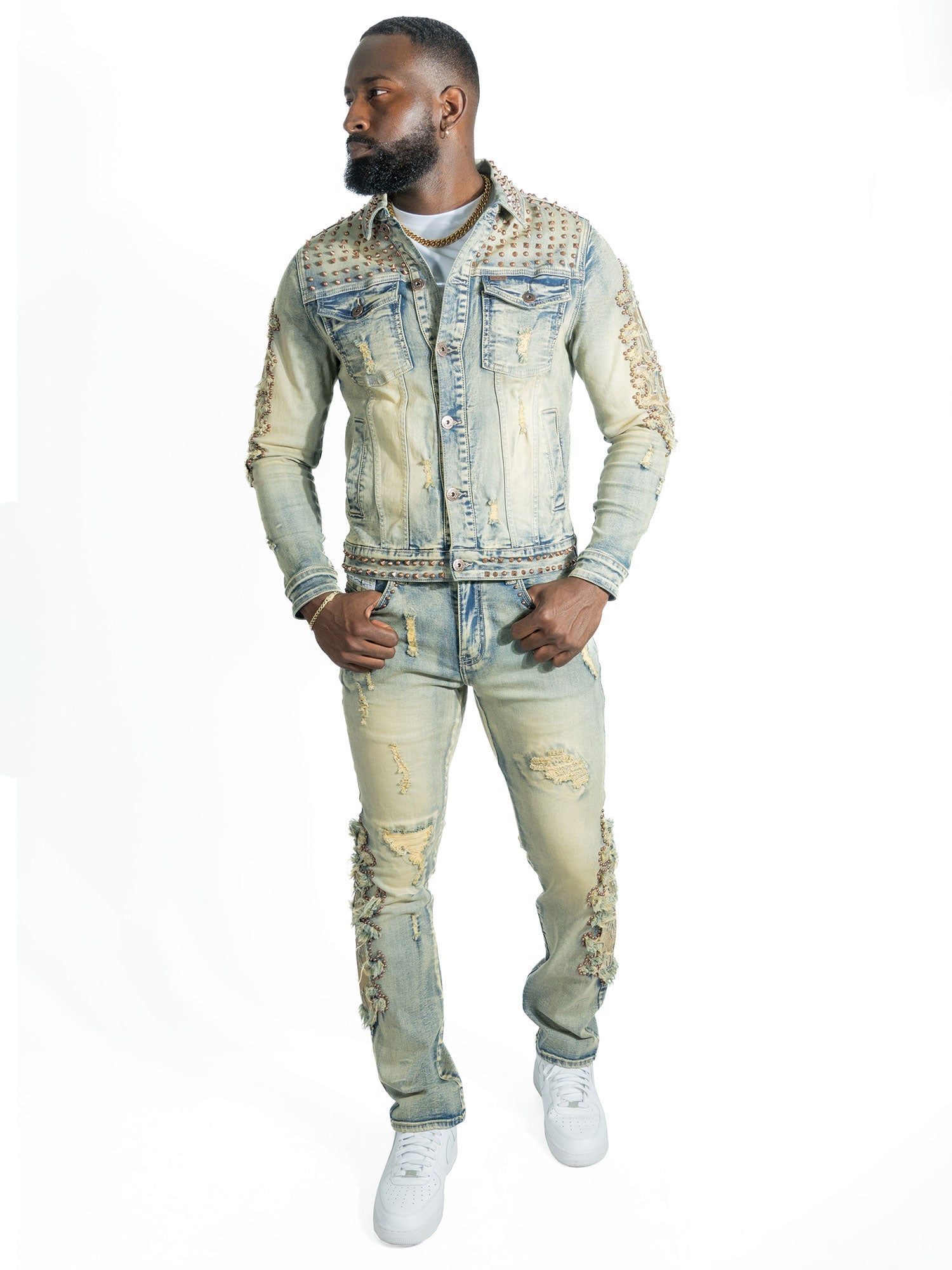 Jacket | M1013 Positoni Denim - Dirt