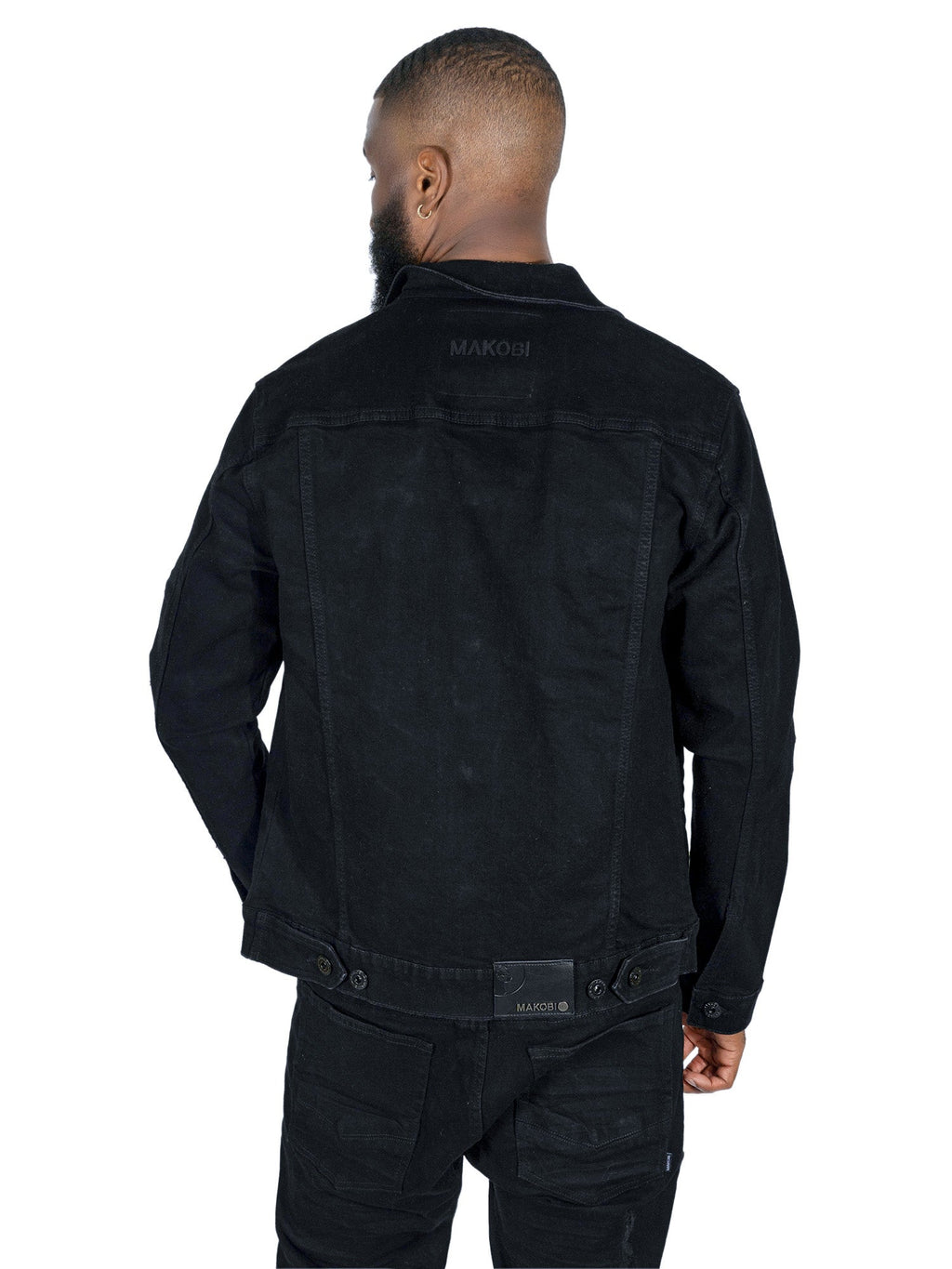 M1079 Moreli Denim Jacket - Jet Black