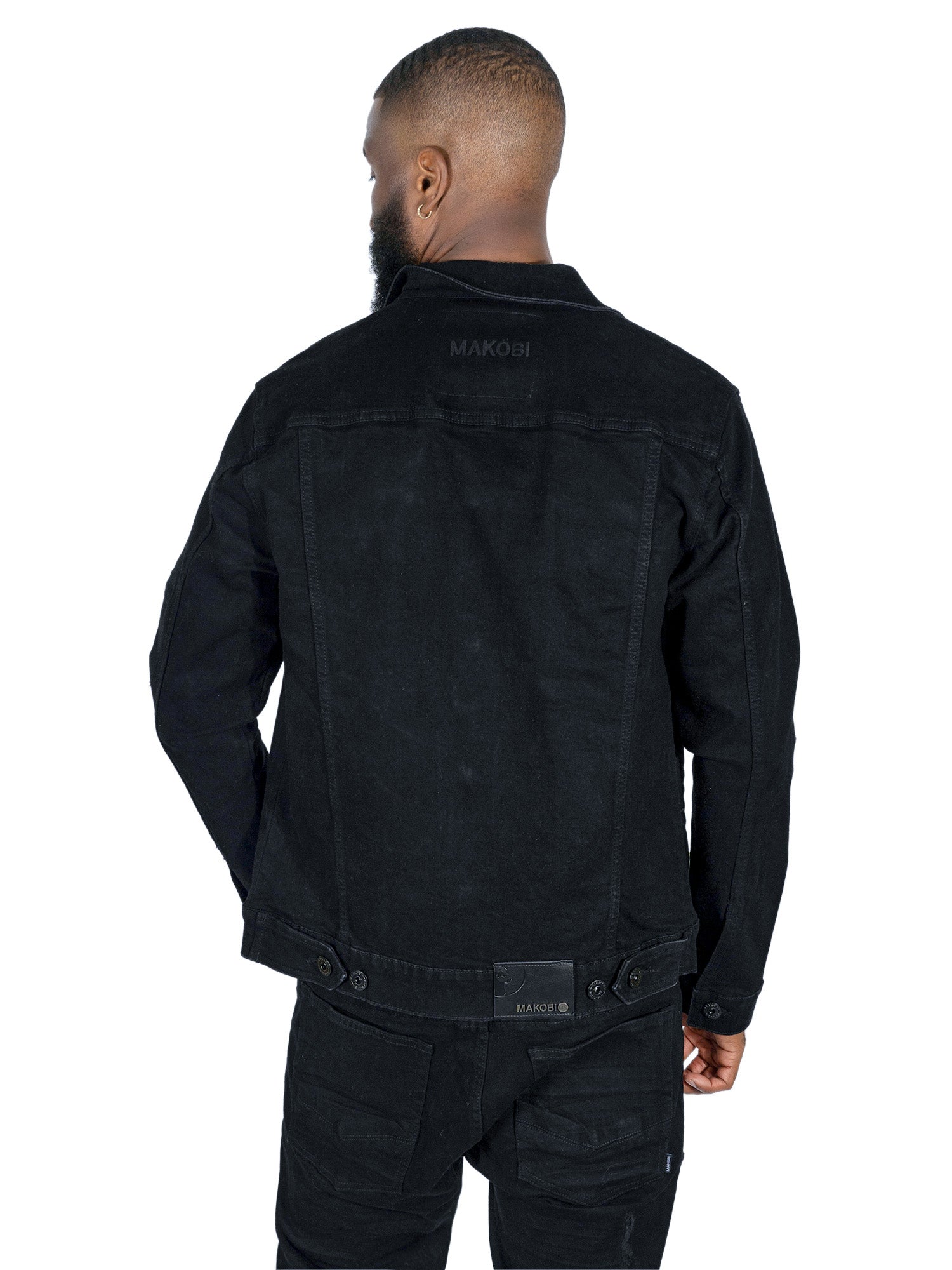M1079 Moreli Denim Jacket - Jet Black
