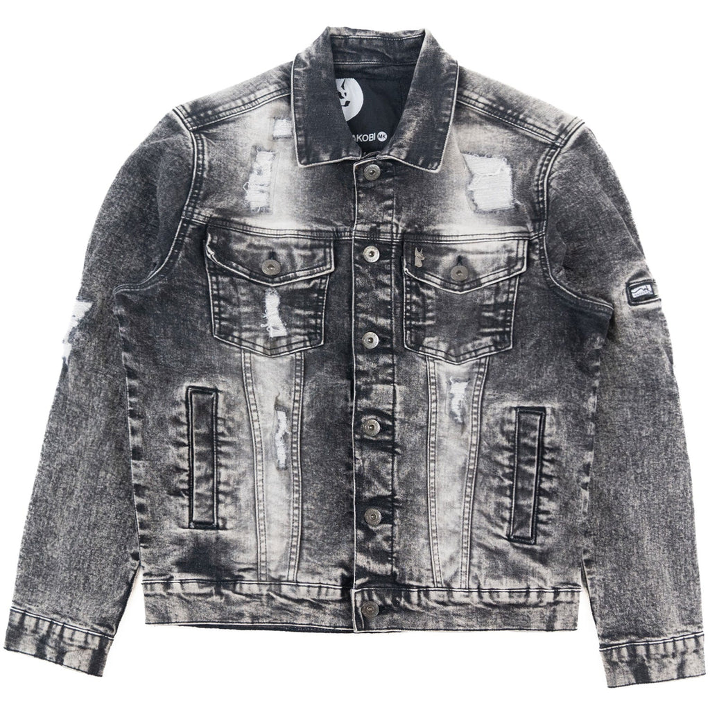M1079 Moreli Denim Jacket -Black Wash