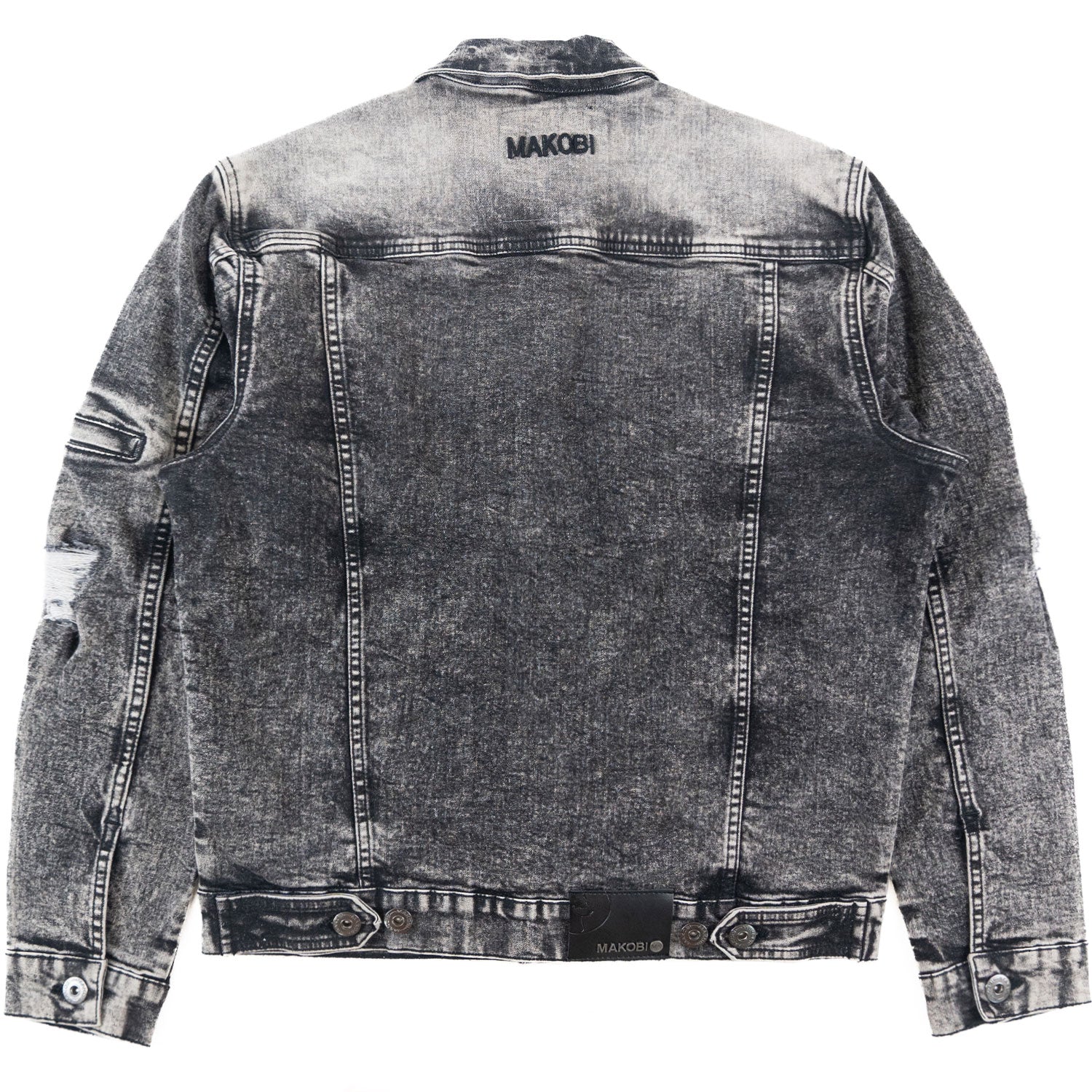 M1079 Moreli Denim Jacket -Black Wash
