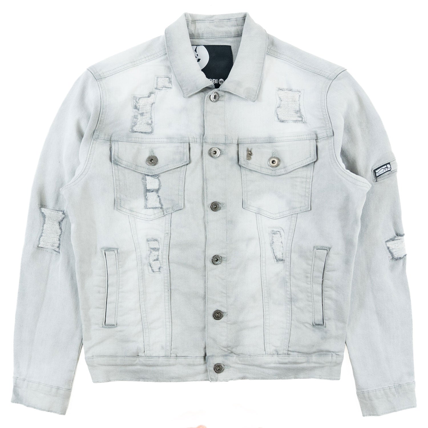 M1079 Moreli Denim Jacket - Gray
