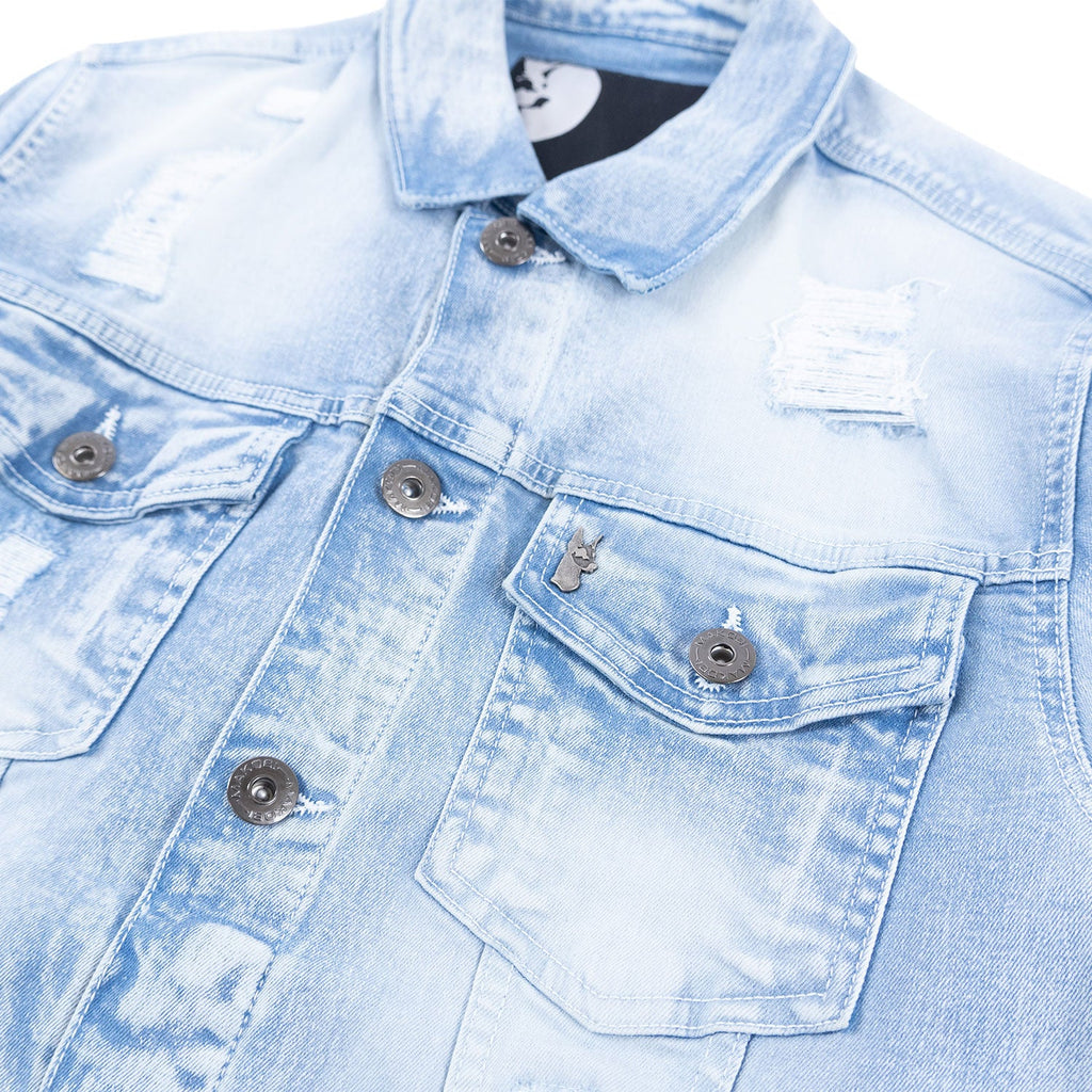 M1079 Moreli Denim Jacket - Light Wash