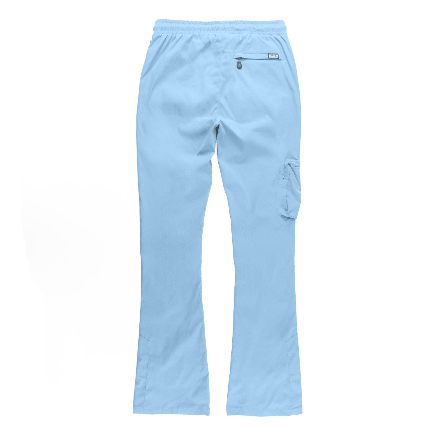 M1625 Sartoni Nylon Stacked Pants - Blue