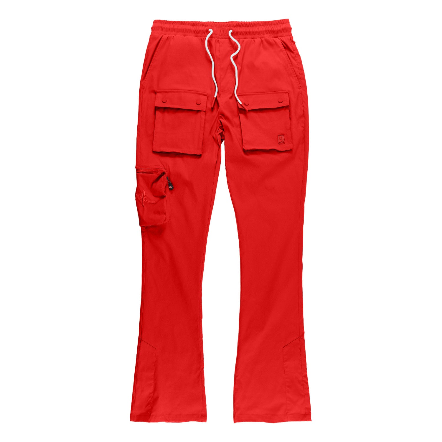 M1625 Sartoni Nylon Stacked Pants - Red