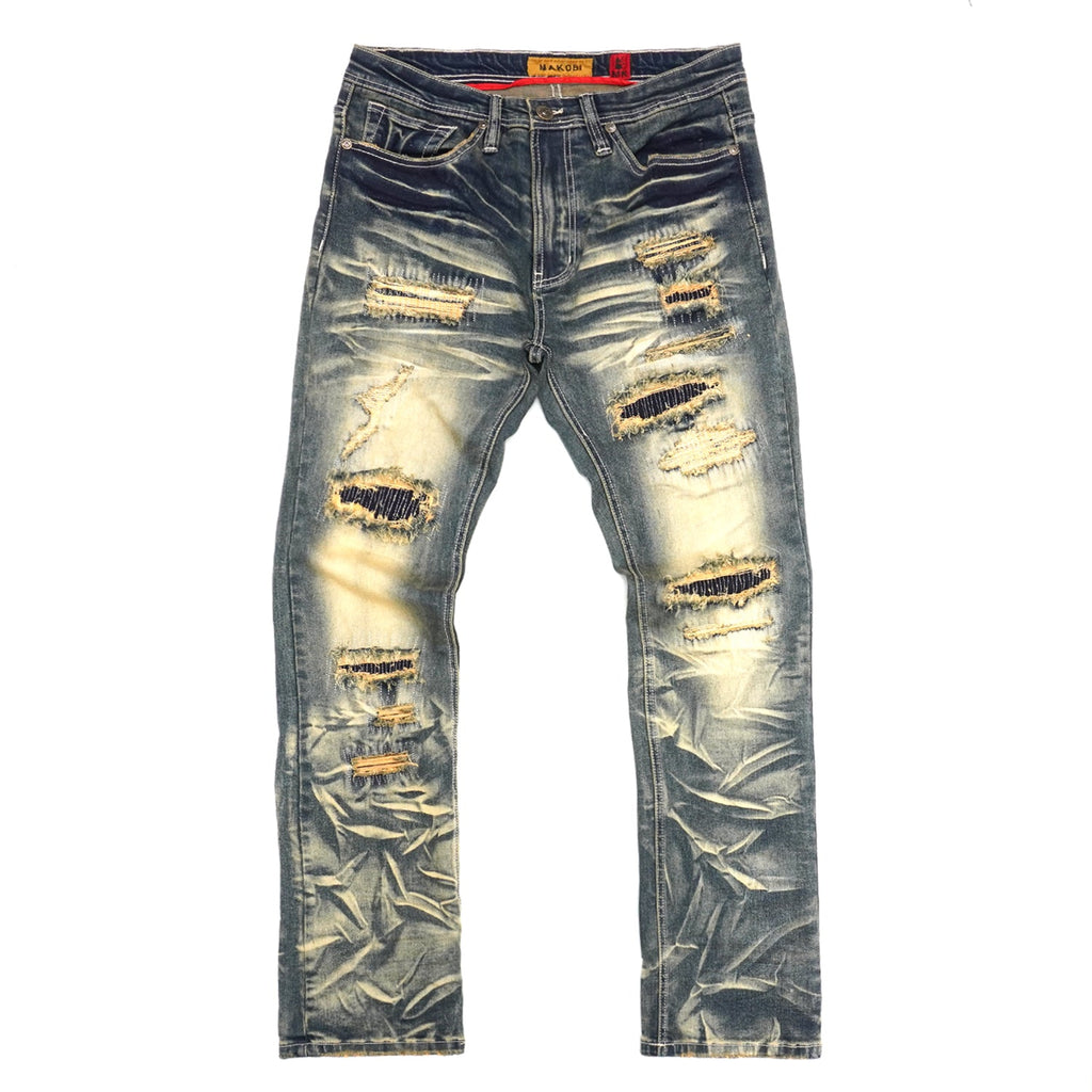 M1903 Montego Jeans w/ Underlay - Dirt