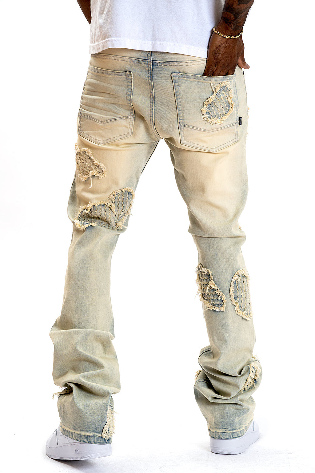 M1978 Romano Stacked Jeans - Light Wash