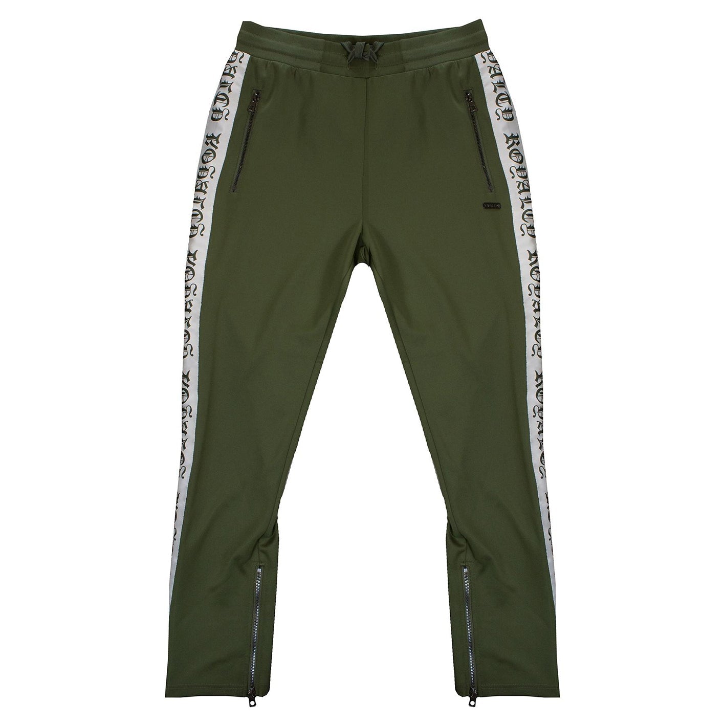 M2799 Makobi Royalty Track Pants - Olive/Natural