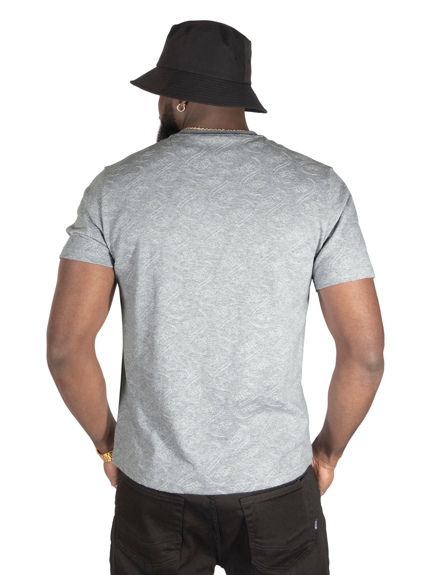 M316 Sartoni Embossed Tee - Gray