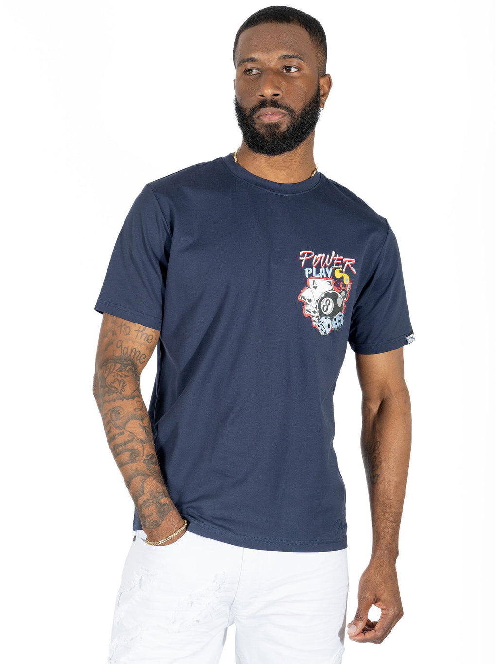 M339 Power Play Tee - Navy